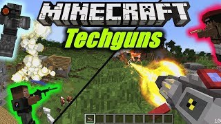 Minecraft 1.12.2 ► TechGuns ► ЭКЗОСКЕЛЕТ ► ЛАЗЕРНОЕ ОРУЖИЕ