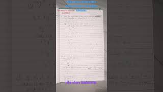 # engineering mathematics (b.s grewal) book excerise 1.2 complete solutions # solutions of eqn sem.1