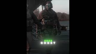 Ghost 2009 vs 2022 💀|| Call of Duty: Modern Warfare 2 #shorts