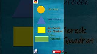 Lernen Sie 2D formen auf Deutsch | Learn 2d Shapes in German |