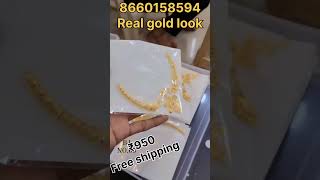 Real gold look... Take screenshot and WhatsApp to 8660158594.....  #hanualaya