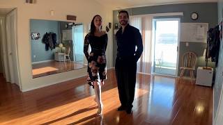 Online Argentine Tango class with Michael & Nella - Change of front and Double Boleo