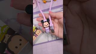 tsum tsum data cable minnie #minnie #accessories #kawaiihaul #phoneaccessories #deskaccessories