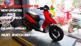 NEW APRILIA STORM 125 | PRICE | FEATURES | NEW UPDATES