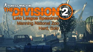 Tom Clancy's The Division 2 - First Rogue, Leto League Speedrun, Manning National Zoo