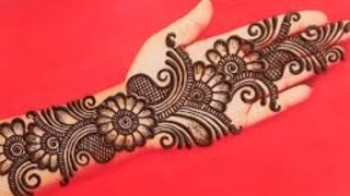 beautiful teej mehndi design