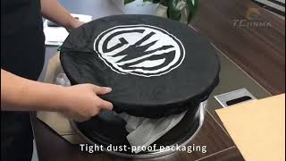 Car wheel unboxing