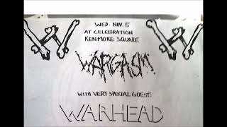 WARGASM (US-MA) Wargasm (Live) Celebration's, Boston MA 11/5/1986 (Audio Only)