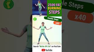 Fat burning walking workout 2500 steps at home @walksoflife5308 #walking #steps #fatburn