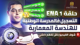 جميع المعلومات بخصوص التسجيل في المدراس الوطنية للهندسة المعمارية ENA 2024