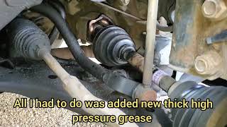 How To Check CV Axle, CV Joint (Drive Shaft) Easy Fix CV Joint Causes Vaberation And Noise