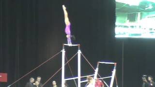 Emma Malabuyo Uneven Bars Gymnix Junior Cup Team