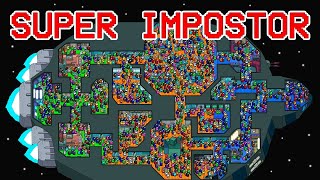 AMONG US, but with SUPER IMPOSTOR on SKELD MAP