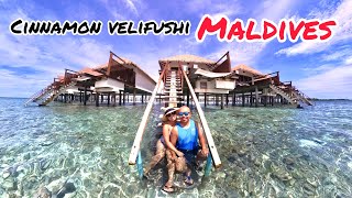 Cinnamon Velifushi Maldives Waterfront Bungalow Tour & Food Review 🐠🌴🍹