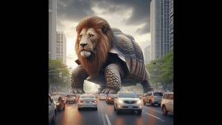 Animals in traffic #lion #kidsstories #entertainment #cartoonanimals #animatedstories