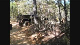 Trail ride - M37 and a 5 ton truck - Steel Soldiers rally