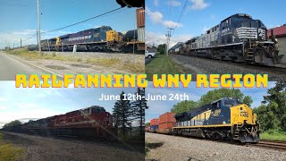 Railfanning the WNY region (June 12th to June 24th)