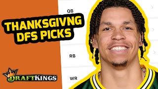 NFL DRAFTKINGS THANKSGIVING SLATE BREAKDOWN