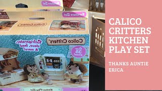 Calico Critters Kitchen Play Set - Unboxing & Setup