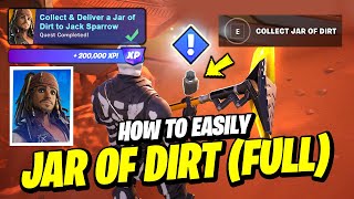 How to EASILY Collect a Jar of Dirt & Deliver Jar of Dirt to Jack Sparrow - Fortnite Pirates QUest