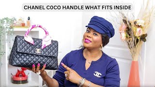 Chanel Coco Handle Medium Lizard Embossed  - What Fits Inside, Mod Shots & First Impressions