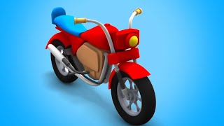 Bici Sportiva per i Bambini + Cartoni animati per Auto per Bambini