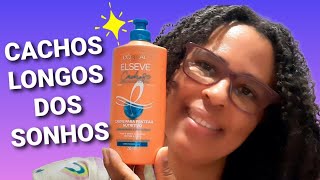 ELSEVE CACHOS LONGOS DOS SONHOS - TESTEI  #elseve #elsevecachos #grisalhando