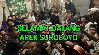 KEDATANGAN SUPORTER BONEK DI TAMPUNG SUPORTER SEMARANG 💚💙🙌