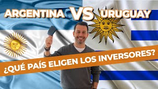 #argentina  VS #uruguay. Qué país eligen los #inversores ???