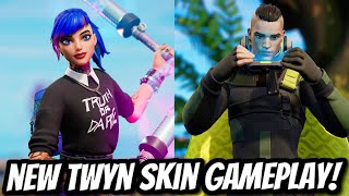 *NEW* TWYN SKIN + DIGITIZED EMOTE GAMEPLAY! - Fortnite Battle Royale