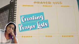 How I Set Up Prayer Lists | War Binder | Journaling Tips & Tricks