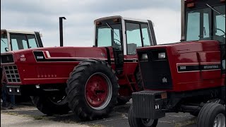 Huge lineup of newer IH tractors at Half Century of Progress Show