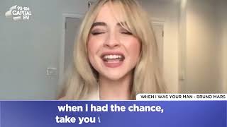 Sabrina Carpenter - When I Was Your Man by Bruno Mars // 2021