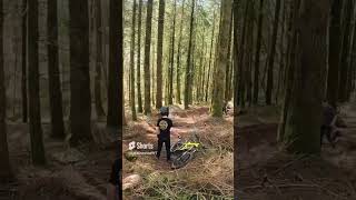 Insane crash #bike #downhill #mtb #mtbjump #mtbbike #bmx #mtbbikes #bikelife #biking