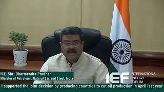 11th IEA IEF OPEC Symposium on Energy Outlooks - HE Shri Dharmendra Pradhan