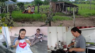 RECEBI MINHAS IRMÃS EM CASA/GANHEI LINDOS PRESENTES/LANCHE DA TARDE