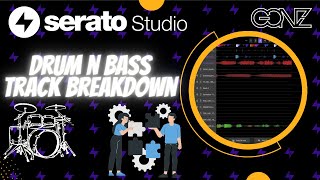 Drum n Bass Track breakdown in Serato Studio #seratostudio