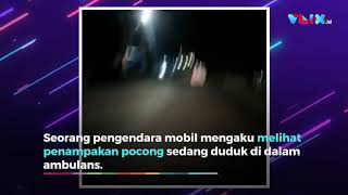 Penampakan "POCONG" Di Ambulan Jenazah Corona !