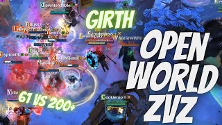 Girth VS Sickness+Urmom+M3R Open World ZVZ BRAWL ZVZ COMP