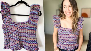 Flirty & Fun Crochet Top | Easy Tutorial | Free Pattern