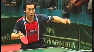 Tischtennis Bundesliga: Jörg Roßkopf vs Ding Yi Feb 1999