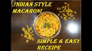 How to make Indian Style Macaroni(Pasta)...