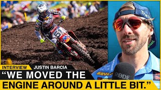 “We moved the engine around a little bit.” | Justin Barcia on Thunder Valley