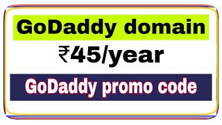 godaddy promo code