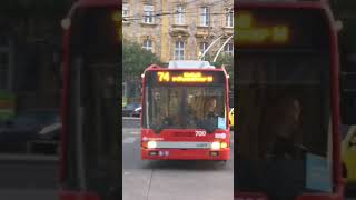 Terelt 74-es #ikarus412t #T0700 érkezik a Keleti pályaudvarhoz