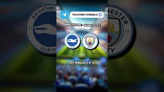 Analyse du match entre Brighton et Manchester City (Premier League anglaise)