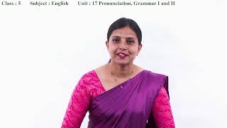 80 Class 5 English Unit 17 Pronunciation, Grammar I and II