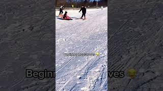 Luckily they had their turtle buddies with them when they fell! #snowboard #ski #turtleprotector