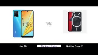 A Detailed Comparison of vivo T1X VS Nothing Phone (1) | My Smart Choice