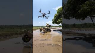 Tractor Vs Drone #shorts #outofmindexperiment